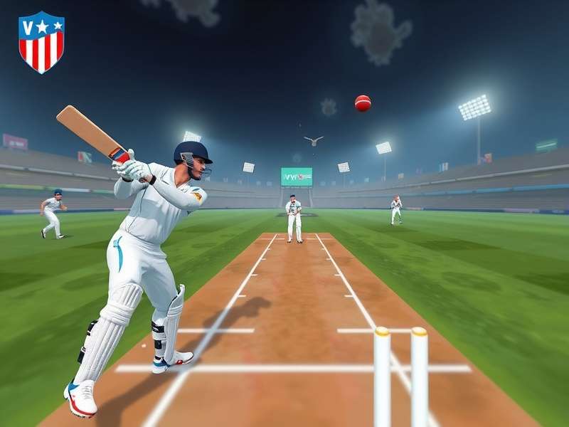 VR Cricket Knights gameplay screenshot