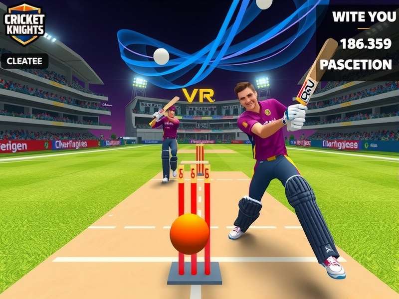 VR Cricket Knights bowling action